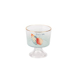 Yvonne Ellen Set of 2 Glass Dessert Bowls - Shrimp & Shell