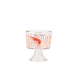 Yvonne Ellen Set of 2 Glass Dessert Bowls - Shrimp & Shell