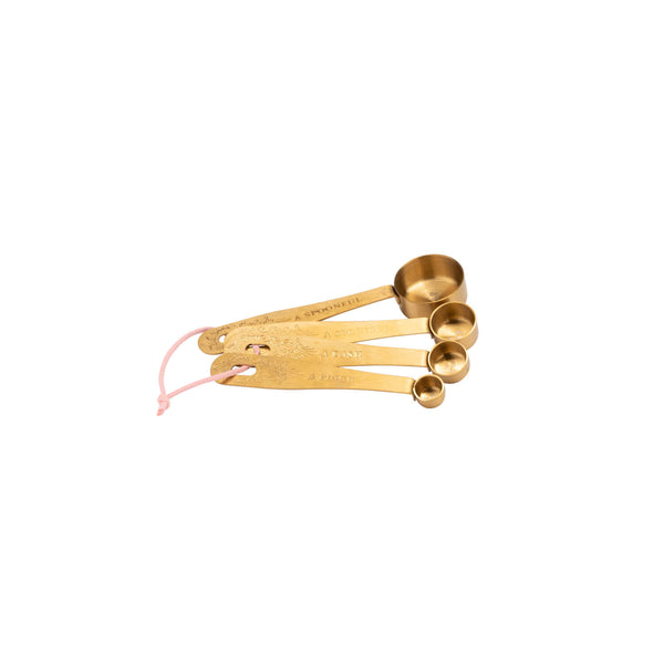 Yvonne Ellen Gold Measuring Spoons - Set Of 4