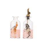 Yvonne Ellen Glass Oil & Vinegar Set - Giraffe & Zebra