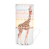 Yvonne Ellen 4-Piece Fine China Stacking Measuring Cups - Giraffe