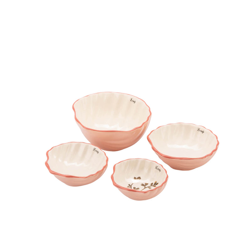 Yvonne Ellen Set Of 4 Measuring Cups - Shell