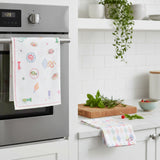 Yvonne Ellen Set Of 2 100% Cotton Tea Towels - Harlequin