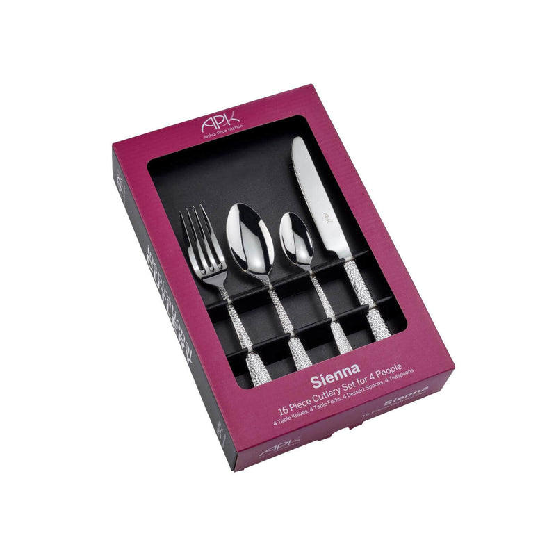 Arthur Price Sienna Stainless Steel Cutlery Set - 16-Piece