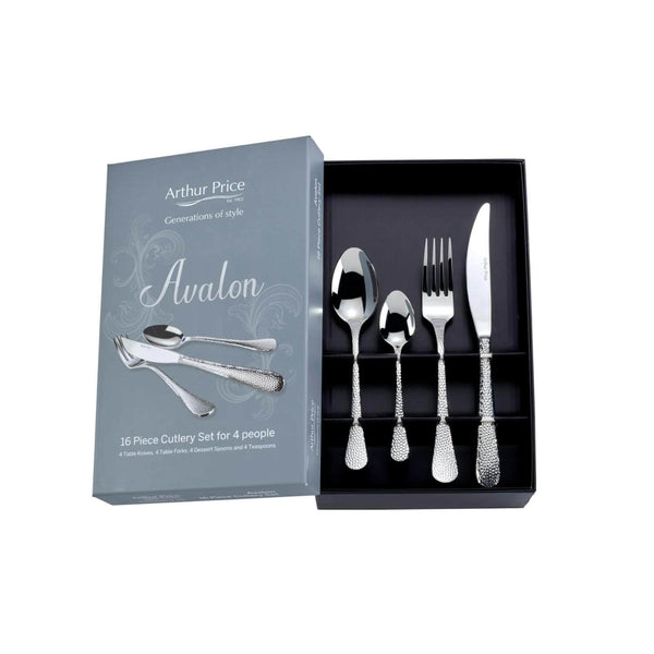 Arthur Price Avalon Stainless Steel Cutlery Set - 16-Piece