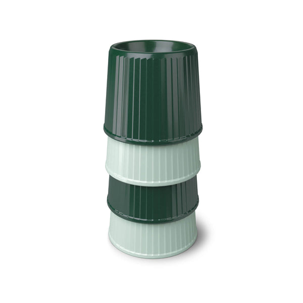 Zeal Stacking Melamine Egg Cup - Forest Green