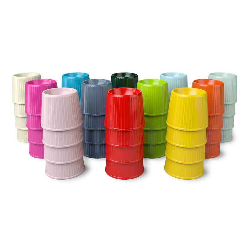 Zeal Stacking Melamine Egg Cup - Yellow