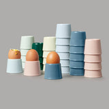 Zeal Stacking Melamine Egg Cup - Cream