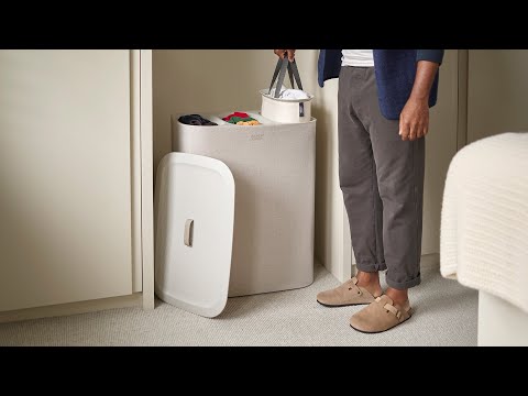 Joseph Joseph Tota Trio 90 Litre Separation Laundry Basket - Ecru
