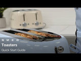 Smeg Jug Kettle & 2 Slice Toaster Set - Matte Emerald Green