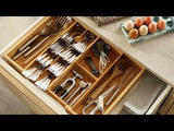 Joseph Joseph DrawerStore Bamboo Expanding Cutlery Organiser