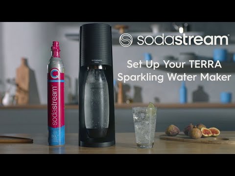 SodaStream Terra Sparkling Water Maker Starter Kit - Black