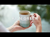 Denby Kiln 410ml Ridged Mug - Green