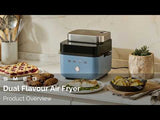 Smeg AFC01EGMUK Dual Flavour 7-Litre Air Fryer - Matte Emerald Green