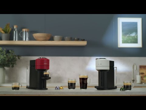 De'Longhi EN120.GYAE Nespresso Vertuo Next Coffee Machine + Aeroccino Milk Frother - Grey