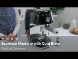 Smeg 50's Style Retro ECF03 Espresso & Cold Brew Coffee Machine - White