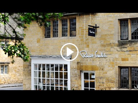 Robert Welch Palm Small Stainless Steel Salt & Pepper Mills With Tray - Satin