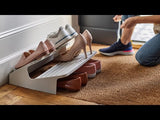 Joseph Joseph Shoe-In Large Space-Saving Shoe Rack - Ecru
