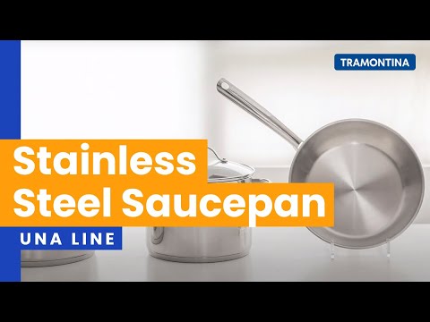Tramontina Astro Silicone Stainless Steel Tri-Ply Shallow Casserole Dish with Glass Lid - 30cm