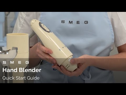 Smeg HBF03 50's Style 3-in-1 Hand Blender with Accessories - Black