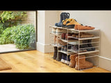 Joseph Joseph Level Plus Large Adjustable Shoe Rack - Ecru