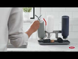 OXO Good Grips Aluminium Water Bottle Drying Rack - Grey