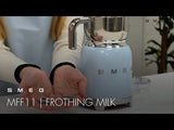 Smeg 50's Style Retro MFF11 Milk Frother - Red