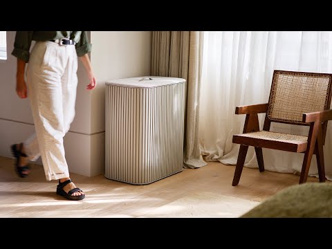 Joseph Joseph Tota Trio Luxe 90 Litre Laundry Separation Bamboo Basket - Ecru