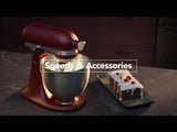KitchenAid Artisan Plus 4.7 Litre Tilt Head Stand Mixer - Cast Iron Black