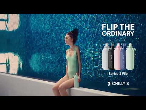 Chilly's Series 2 500ml Flip Reusable Water Bottle - Lichen