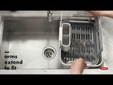 OXO Good Grips Over-The-Sink Aluminium Dish Rack
