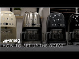 Smeg 50's Style Retro DCF02 Drip Filter Coffee Machine - Pastel Blue