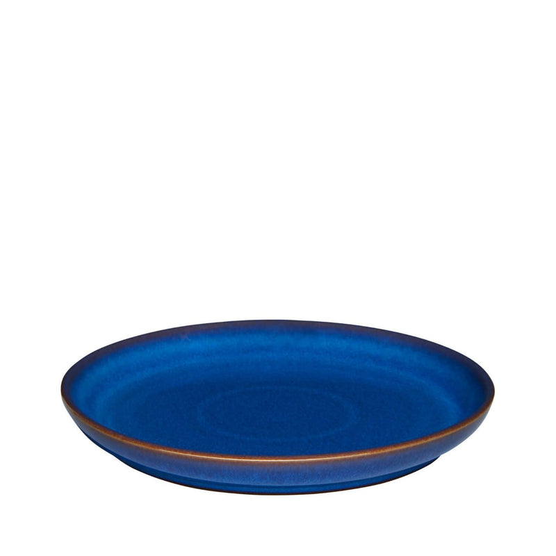 Denby Imperial Blue Medium Coupe Plate - 21cm - Potters Cookshop