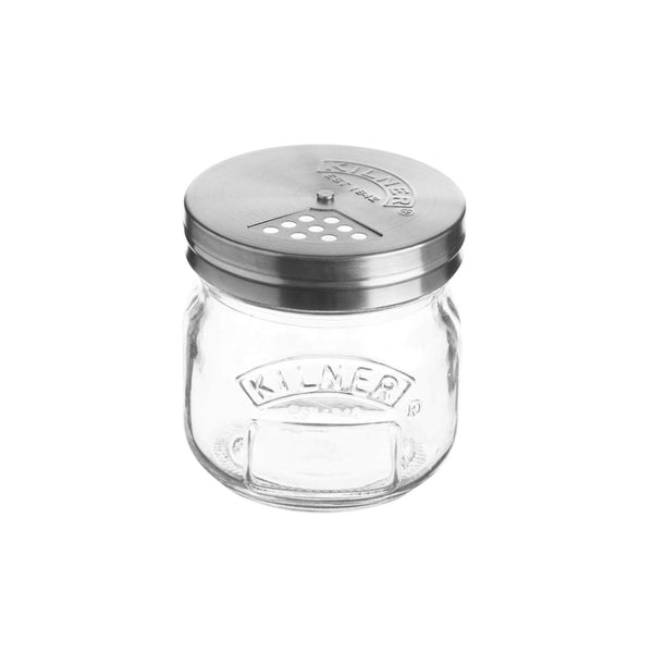 Kilner Glass Storage Jar With Shaker Lid - 250ml - Potters Cookshop