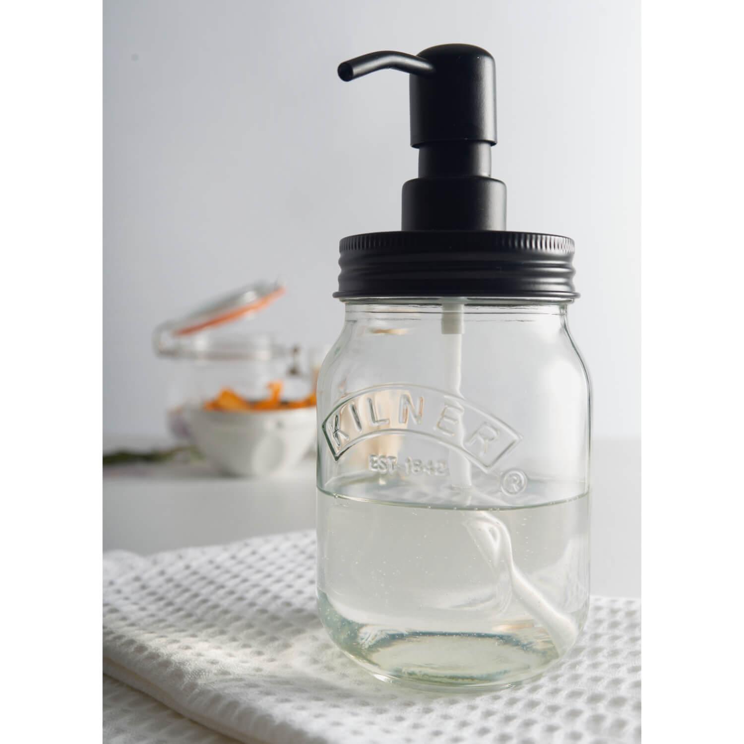 Buy Kilner Glass Liquid Soap & Lotion Dispenser Potters