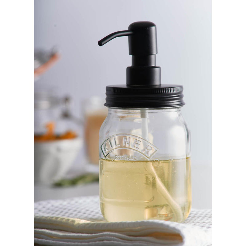 Kilner Glass Liquid Soap & Lotion Dispenser - Potters Cookshop