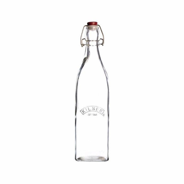 Kilner Glass Square Clip Top Bottle - 550ml - Potters Cookshop