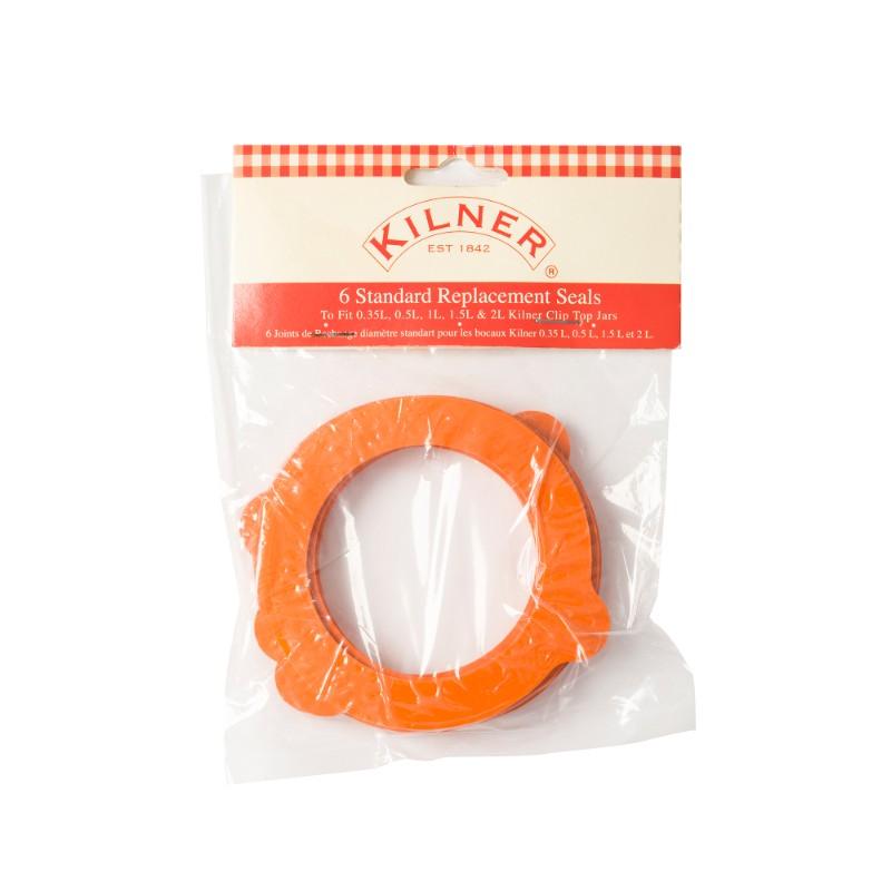 Kilner Clip Top Jar Replacement Seals - Rubber Rings For 0.5L To 2L Jars (UK Made)