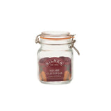 Kilner Glass Square Clip Top Storage Jar - 1 Litre - Potters Cookshop