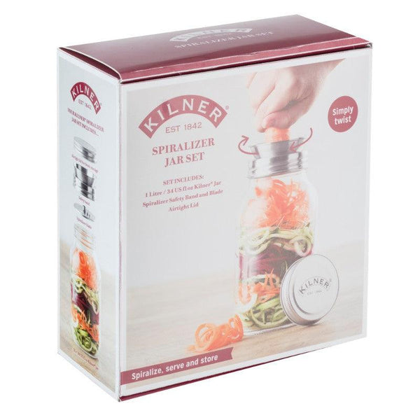 Kiner Glass Spiralizer Jar - 1 Litre - Potters Cookshop