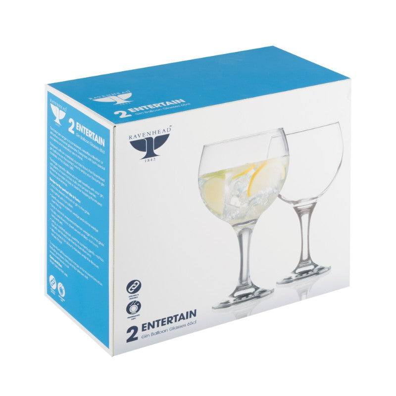 Ravenhead Entertain Set Of 2 Gin Balloons Gift Box