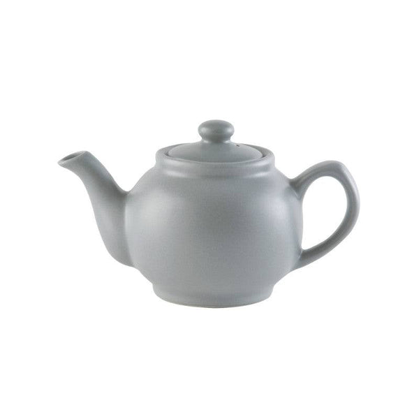 Price & Kensington Stoneware 2 Cup Teapot - Matte Grey - Potters Cookshop