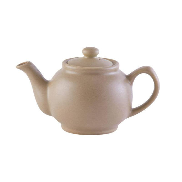 Price & Kensington Stoneware 6 Cup Teapot - Matte Taupe - Potters Cookshop
