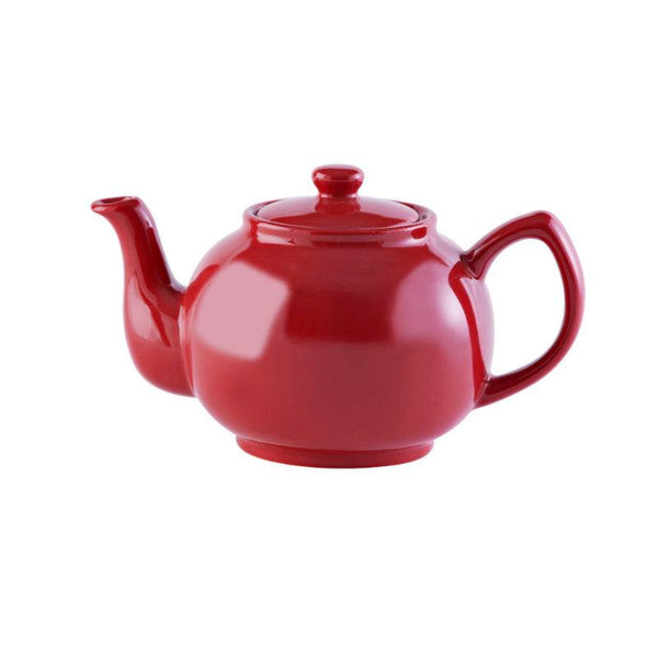 Price & Kensington Brights Stoneware 6 Cup Teapot - Red - Potters Cookshop
