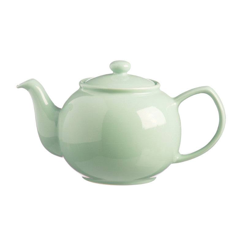 Price & Kensington Stoneware 6 Cup Teapot - Mint Green - Potters Cookshop
