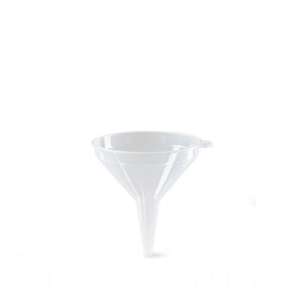 Plasticforte Clear Plastic Funnel - 12cm - Potters Cookshop