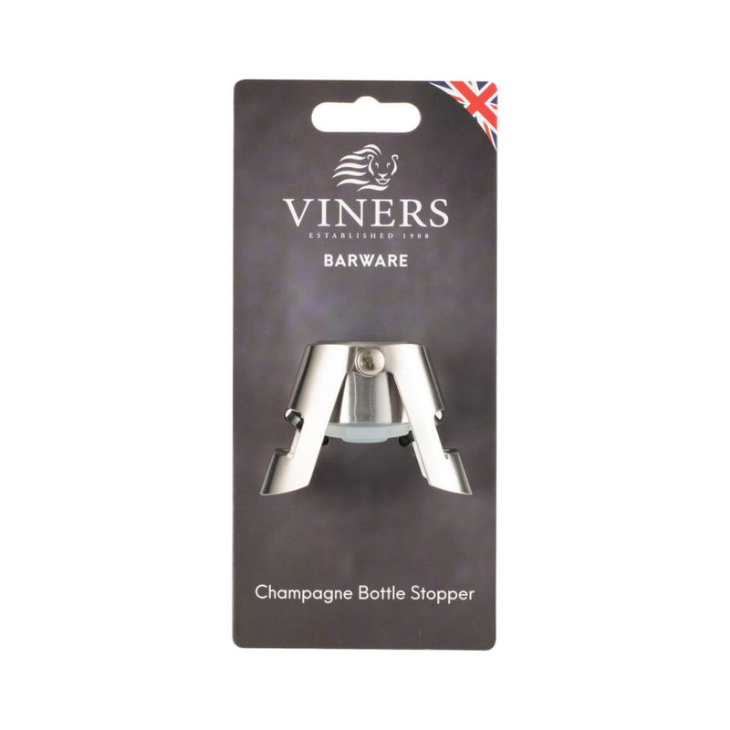 Viners Barware Champagne Bottle Stopper - Silver