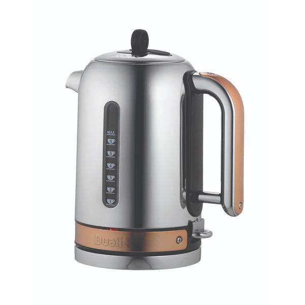 Dualit Classic 72820 1.7 Litre Kettle - Copper & Chrome - Potters Cookshop