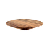 T&G Woodware Medium Revolving Rustic Acacia Wood Platter