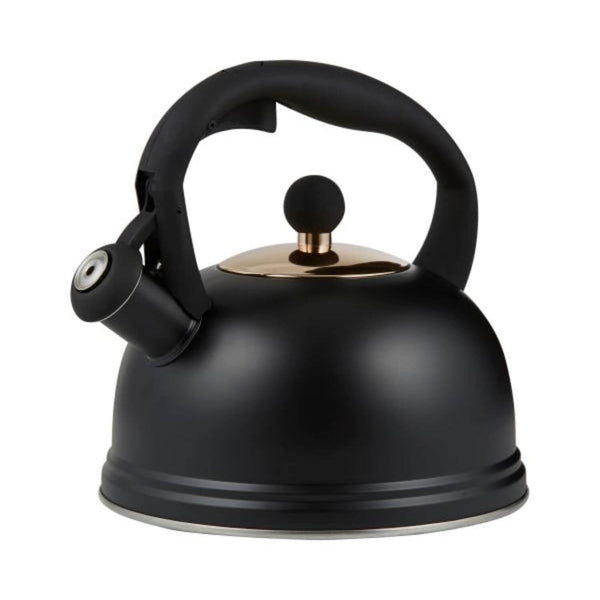 Typhoon Otto 2 Litre Whistling Kettle - Black